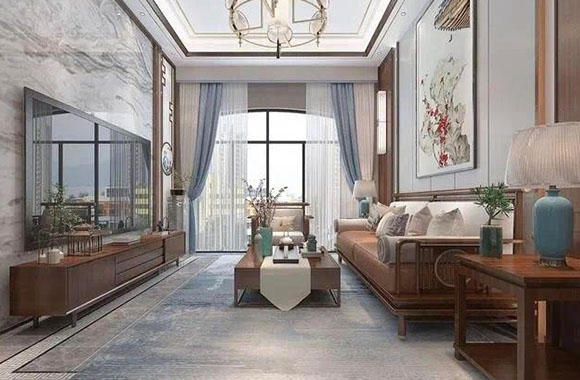 280㎡裝修新中式家具定制風(fēng)格質(zhì)感豐富 280㎡裝修新中式家具定制風(fēng)格質(zhì)感豐富