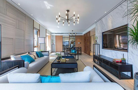 客廳新中式家具定制 客廳新中式家具定制