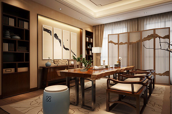 新中式茶室家具定制 新中式茶室家具定制
