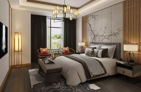 新中式風格的硬裝是從簡設計 新中式風格的硬裝是從簡設計