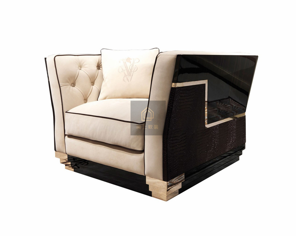 YS意式輕奢客廳-VIS奢單人沙發