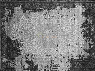 現代簡約黑白風格地毯