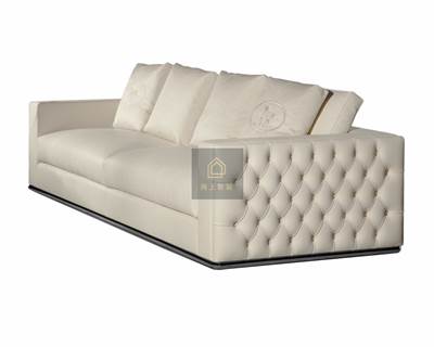 YS意式輕奢客廳-FED-A三人沙發白